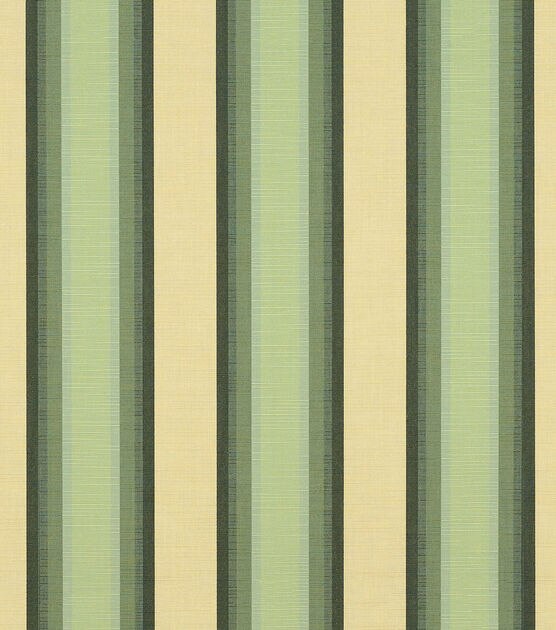 Sunbrella Green Stripes Premium Colonnade Fossil Print Outdoor Fabric