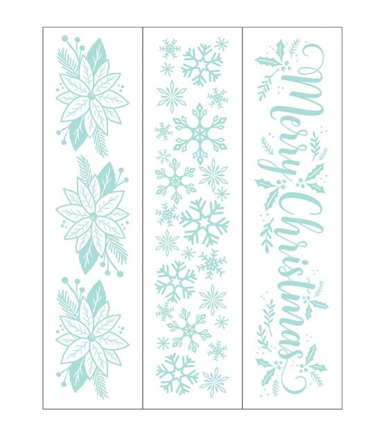 1" x 6" Holiday Border Embossing Folders 3ct by Park Lane