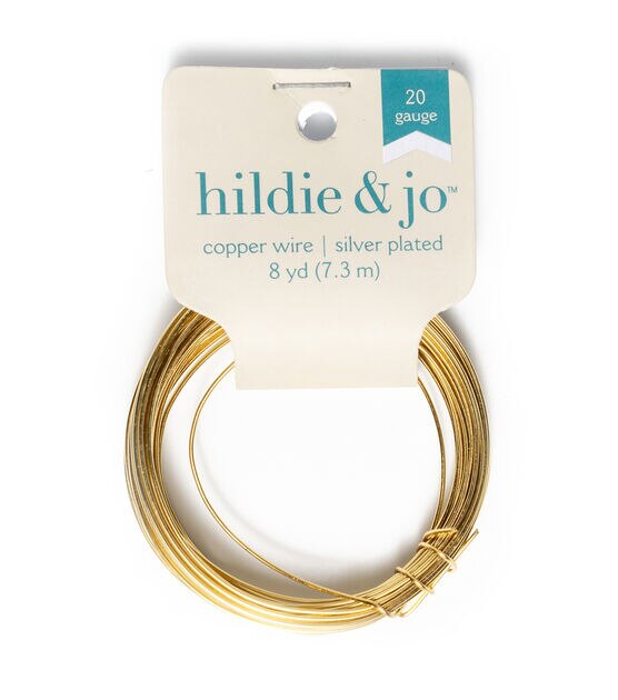 8yds Gold Silver Plated Copper Wire by hildie & jo