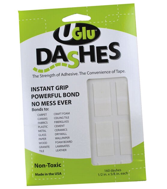 Pro Tapes UGlu Dashes Mounting Strips - Pkg of 160 