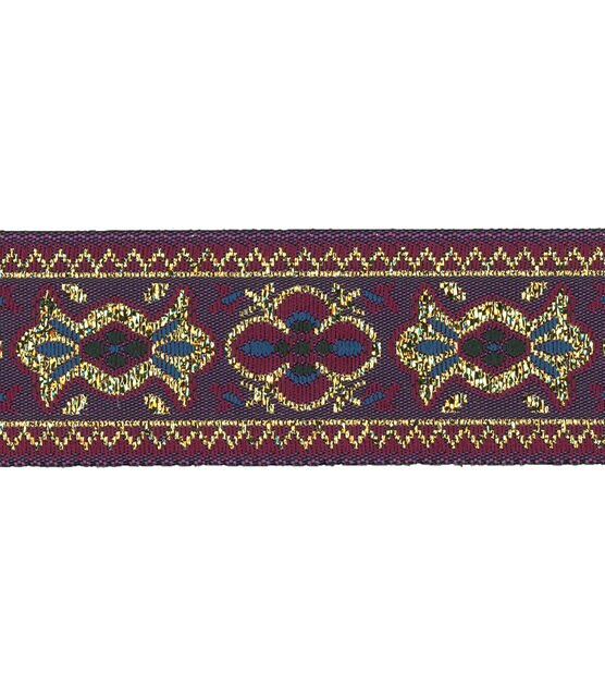 Simplicity Woven Band Trim 0.94'' Multi Tapestry