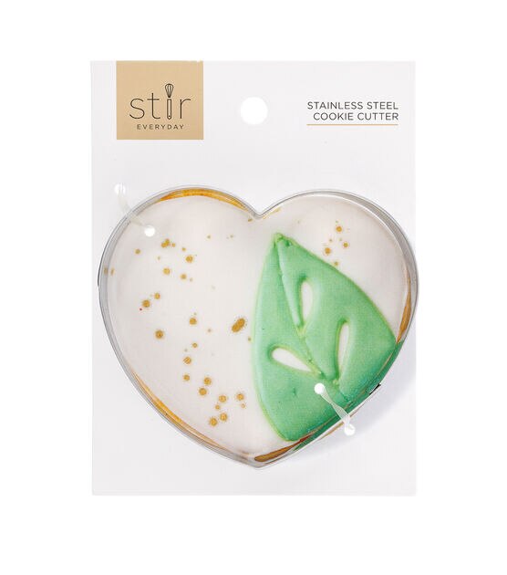 3 x 3.5 Stainless Steel Heart Cookie Cutter by STIR