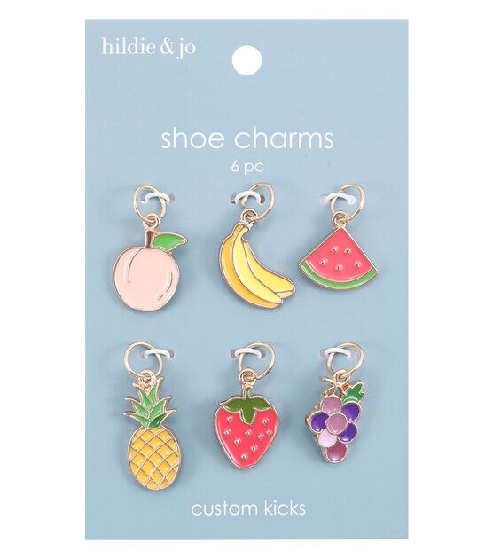6ct Fruit Shoe Charms by hildie & jo