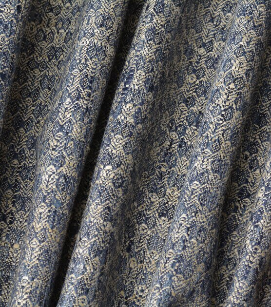 Ellen Degeneres Upholstery Fabric Calvia Denim, , hi-res, image 2