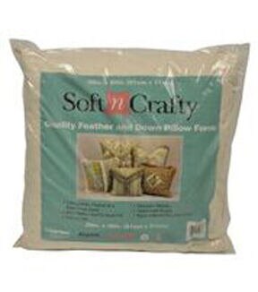 Soft N Crafty Feather and Down Pillow Form 20