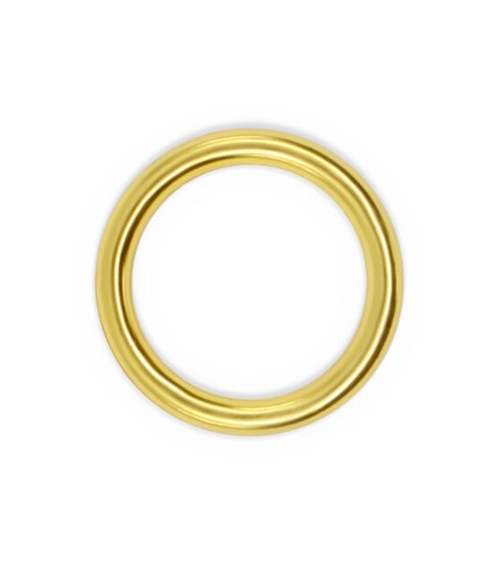 Dritz Home 1/2" Plastic Rings, 24 pc, Brass, , hi-res, image 2