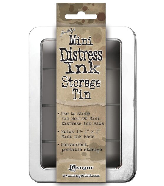 Tim Holtz 6" x 4" Mini Distress Ink Storage Tin