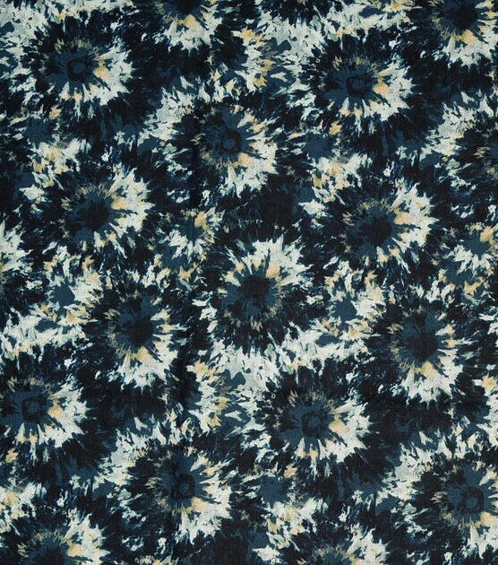Blue Tie Dye Quilt Cotton Fabric by Keepsake Calico