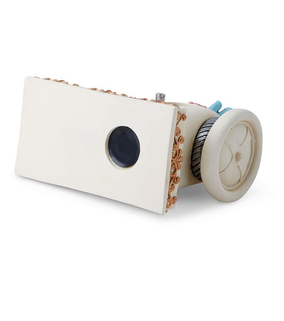 8" Spring White Sewing Machine Birdhouse by Place & Time, , hi-res, image 5
