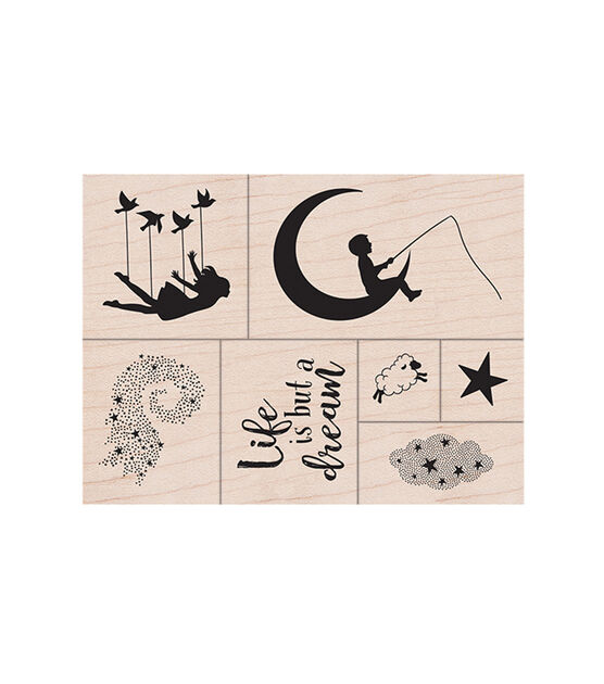 Hero Arts Mounted Rubber Stamp Set Life is but a Dream