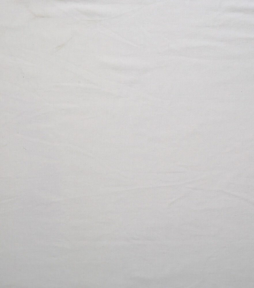 Solid Interlock Knit Fabric, White Solid, swatch, image 1