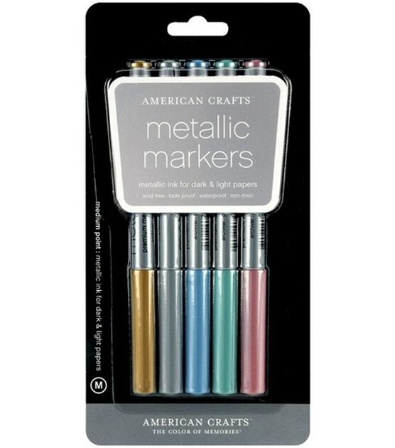 Metallic Markers Medium Point