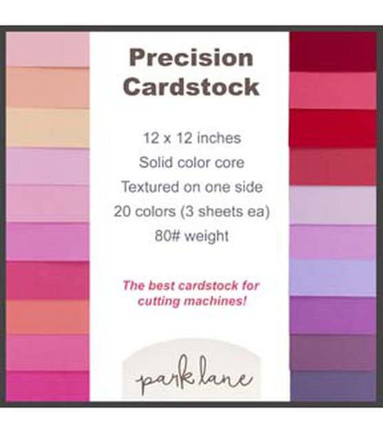 12" x 12" Pink & Purple Precision Cardstock Paper Pack 60ct by Park Lane, , hi-res, image 5
