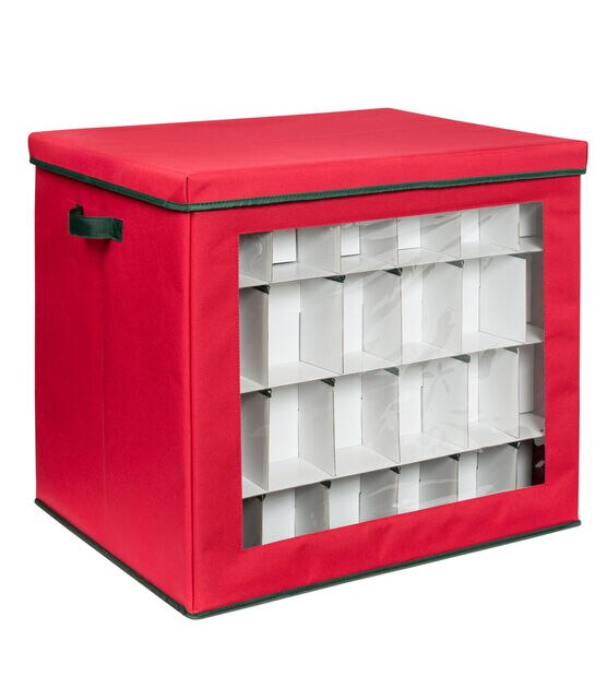 Honey Can Do 120 Cube Ornament Storage Container