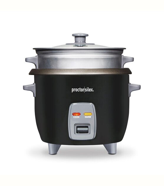 Proctor Silex 6 Cup Rice Cooker & Steamer, , hi-res, image 1