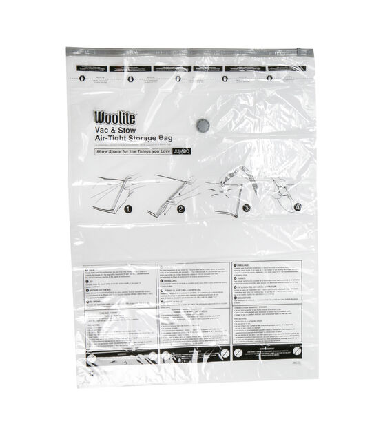 Woolite 35 x 48 Air Tight Vacuum Storage Bags 3pk