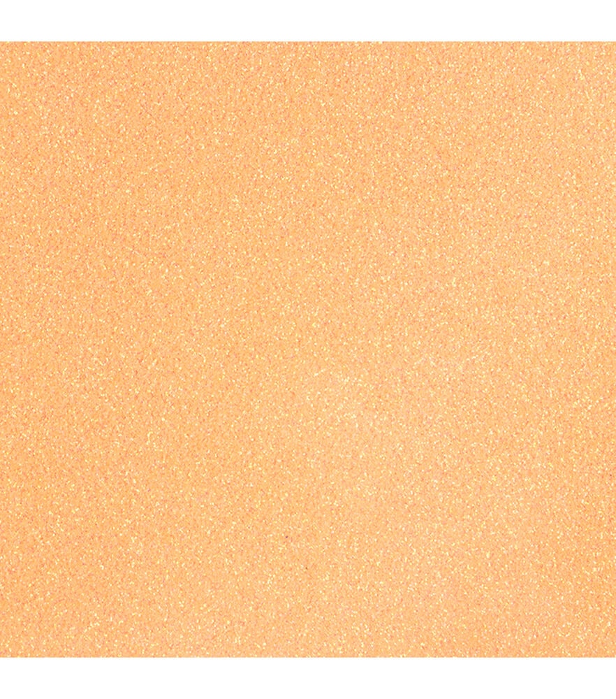 Cricut 12" x 19" Glitter Iron On Roll, Fluorescent Orange, swatch, image 6