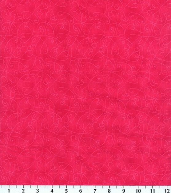 Fabric Traditions Pink Essential Swirls Cotton Fabric by Keepsake Calico