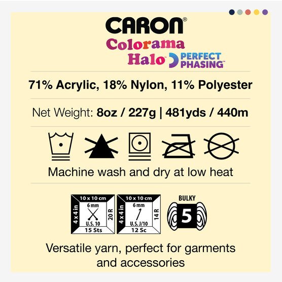 Caron Colorama Halo 481yds Bulky Acrylic Blend Yarn, , hi-res, image 8