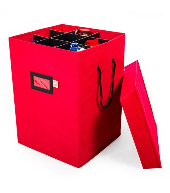 Santa's Bags Red 17in Nutcracker Collectibles Storage Box, , hi-res, image 3