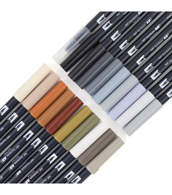 Tombow Dual Brush Pen Neutral Colors Set 20pc, , hi-res, image 3