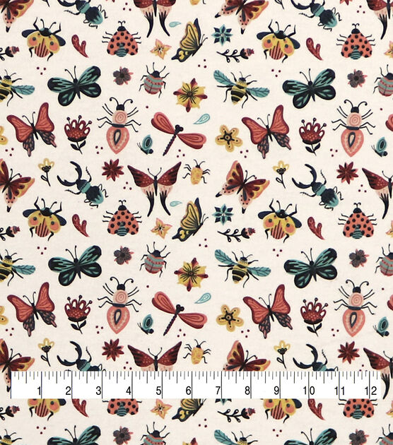 Intricate Bugs Super Snuggle Flannel Fabric, , hi-res, image 3