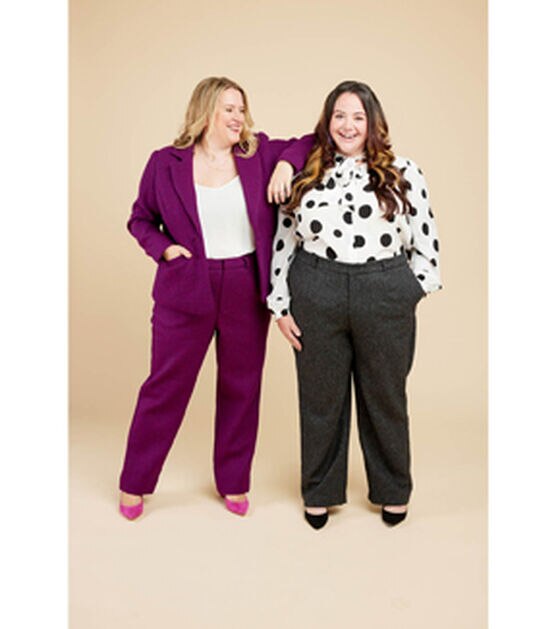 Cashmerette Size 12 to 32 Women's Meriam Trousers Sewing Pattern, , hi-res, image 6