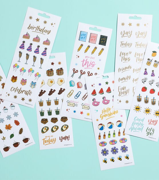 233pc All the Things Icons Happy Planner Stickers