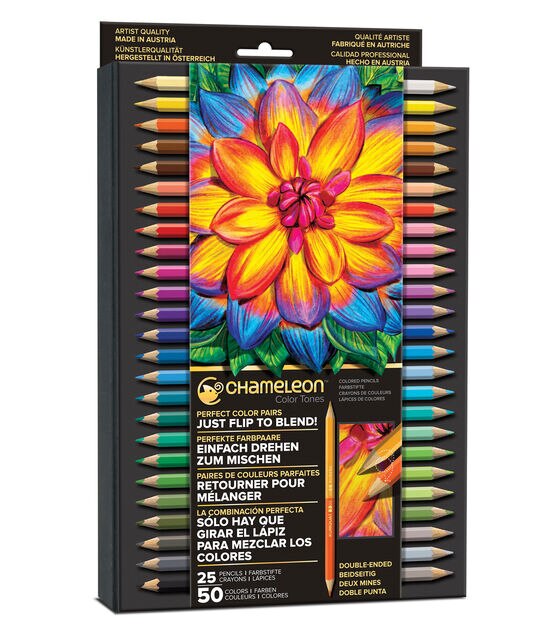 Arteza Kids Watercolor Pencils, 100 Colors, 50 Double-Sided Pencil Crayons  with Nylon Watercolor Brush, Pre-Sharpened, Art and School Supplies for