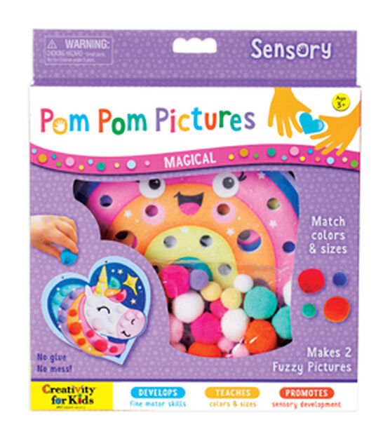 Faber-Castell 2ct Magical No Mess Pom Pom Craft Kit, , hi-res, image 2