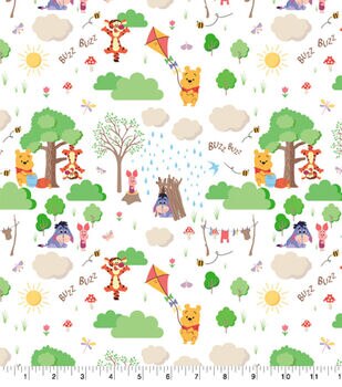 Fabric Traditions Rainbow Crayons Novelty Cotton Fabric