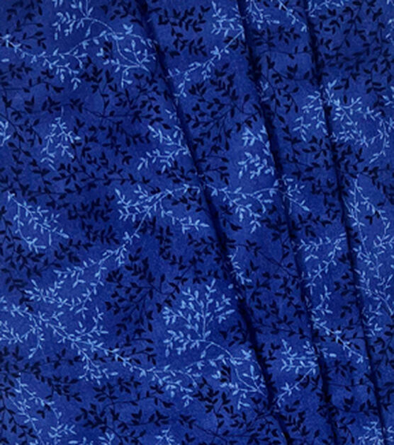 Fabric Traditions Tonal Vine Leaf Cotton Fabric by Keepsake Calico, , hi-res, image 2