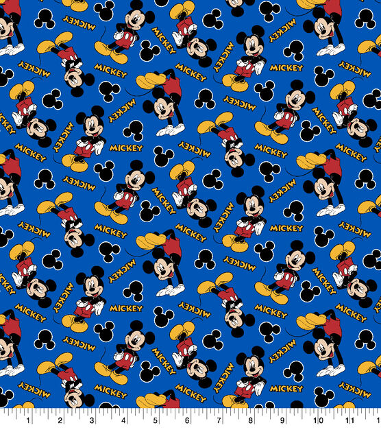 Disney Mickey Mouse Cotton Fabric  1928