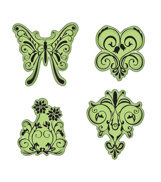 Inkadinkado Stamping Gear 4"X4" Butterfly Garden