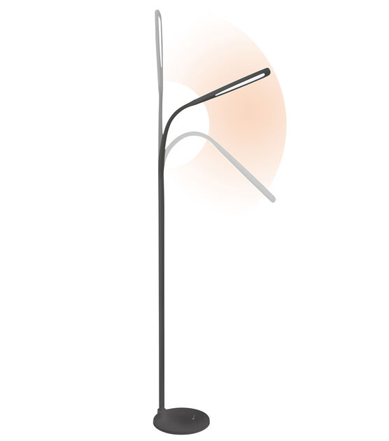 Ottlite Natural Daylight Led Flex Floor Lamp Black Joann Ottlite Natural Daylight Led Flex Floor, Ottlite Floor Lamp Joann