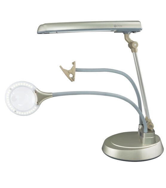 OttLite 59.5" LED Magnifier 3 in 1 Lamp With Clip, , hi-res, image 3