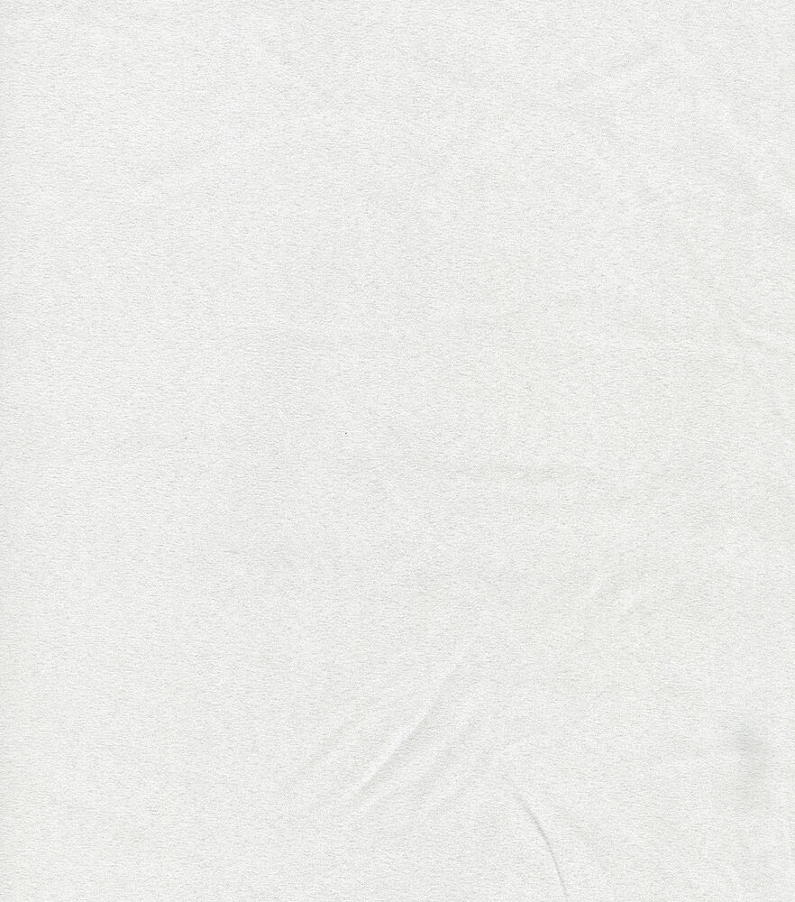Sew Classics Microsuede Fabric, White, swatch