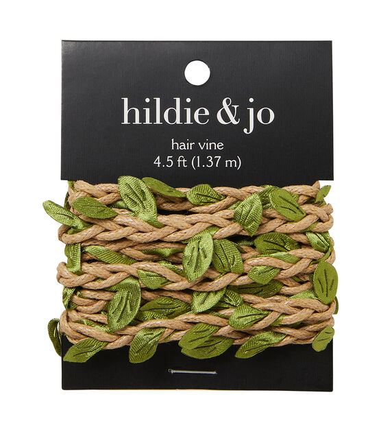 54" Rope Braid With Leaves Hair Vine by hildie & jo