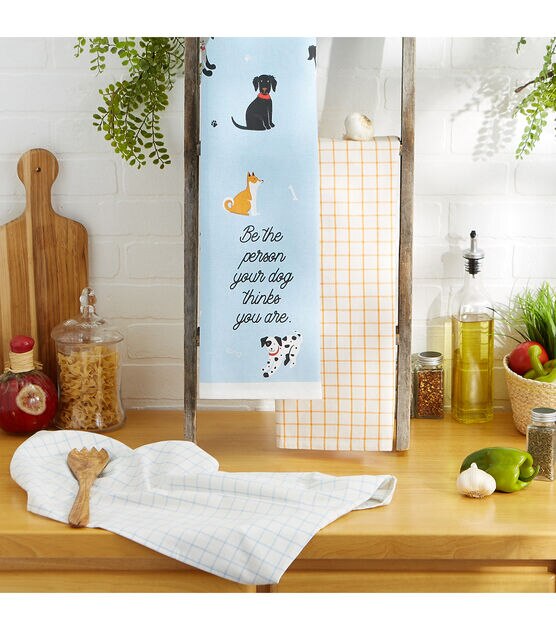 Design Imports Dog Person Kitchen Towel Set, , hi-res, image 8