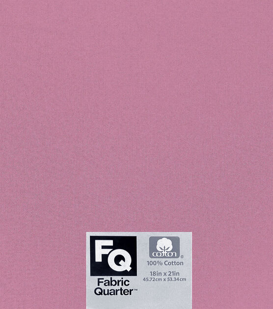 Ballet Pink 1 Piece Cotton Fabric Quarter, , hi-res, image 2