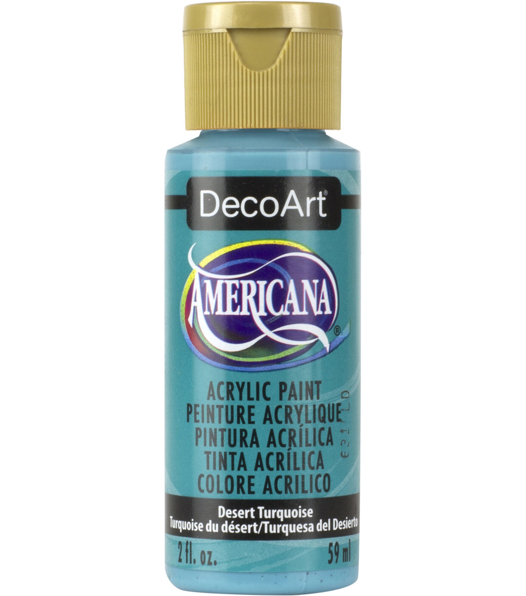 DecoArt Americana Acrylic 2oz Paint, Desert Turquoise, hi-res