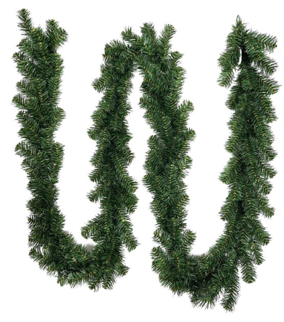 9' Unlit Canadian Pine Christmas Garland by Bloom Room