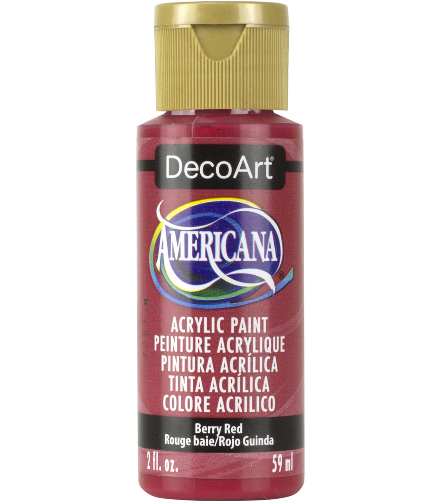 DecoArt Americana Acrylic 2oz Paint, Berry Red, hi-res