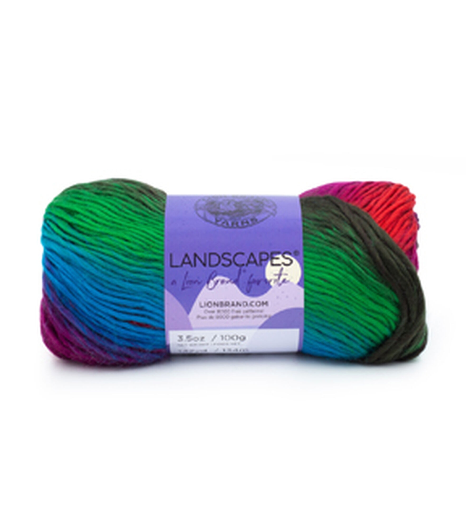 Lion Brand Landscapes 147yds Worsted Acrylic Yarn, Apple Orchard, hi-res