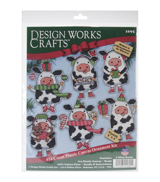 Dimensions 4.5 Christmas Pals Counted Cross Stitch Ornament Kit 6ct