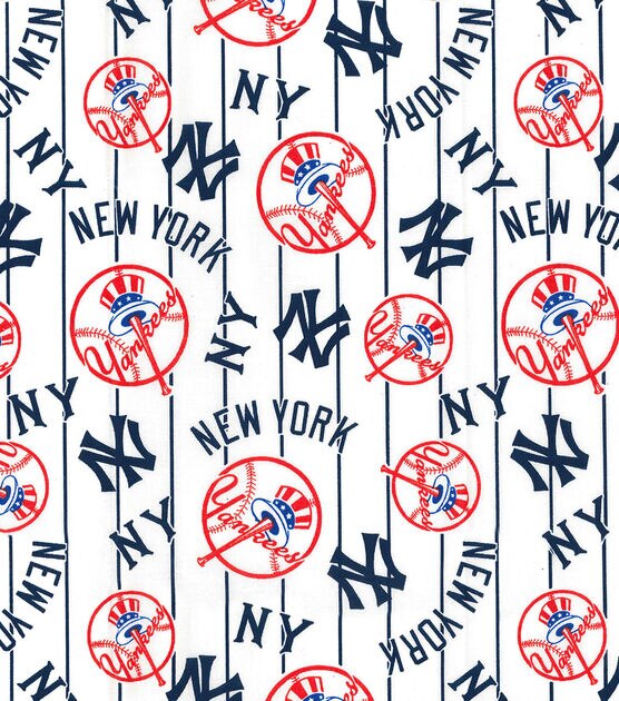Fabric Traditions Cooperstown New York Yankees Cotton Fabric