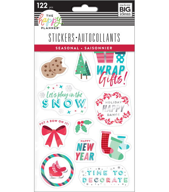 122pc Seasonal Happy Planner Sticker Pack