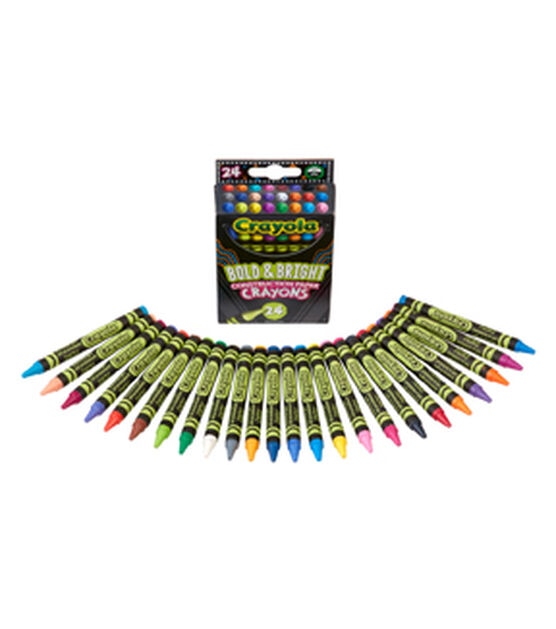 Crayola 24ct Bold & Bright Construction Paper Crayons, , hi-res, image 3