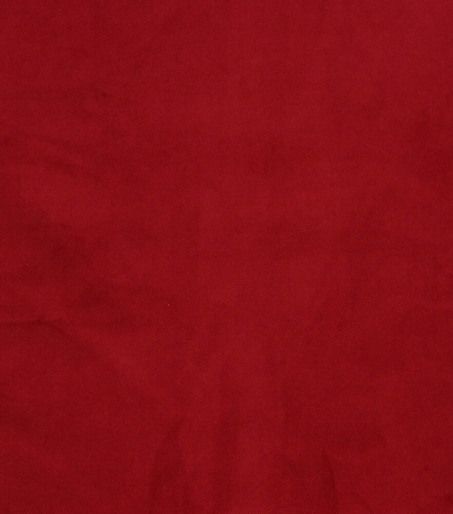 Richloom San Sebastian Flax Upholstery Velvet Fabric, Red, swatch