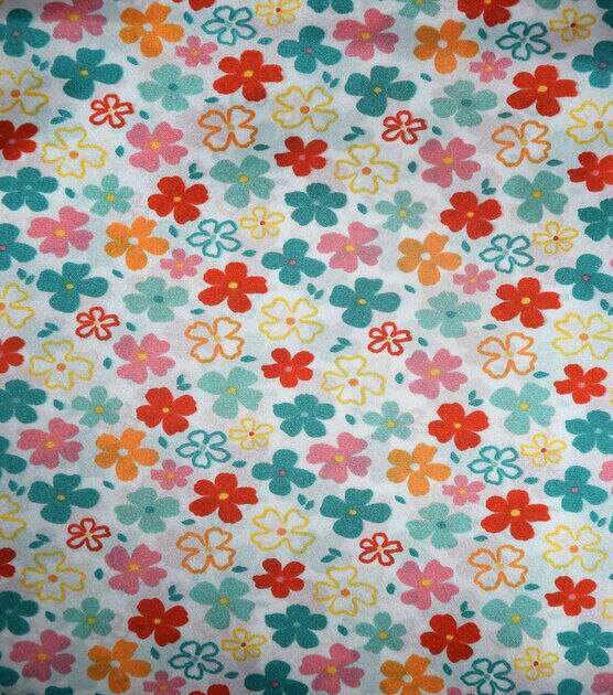 Multi Mini Floral Charmeuse Fabric, , hi-res, image 4